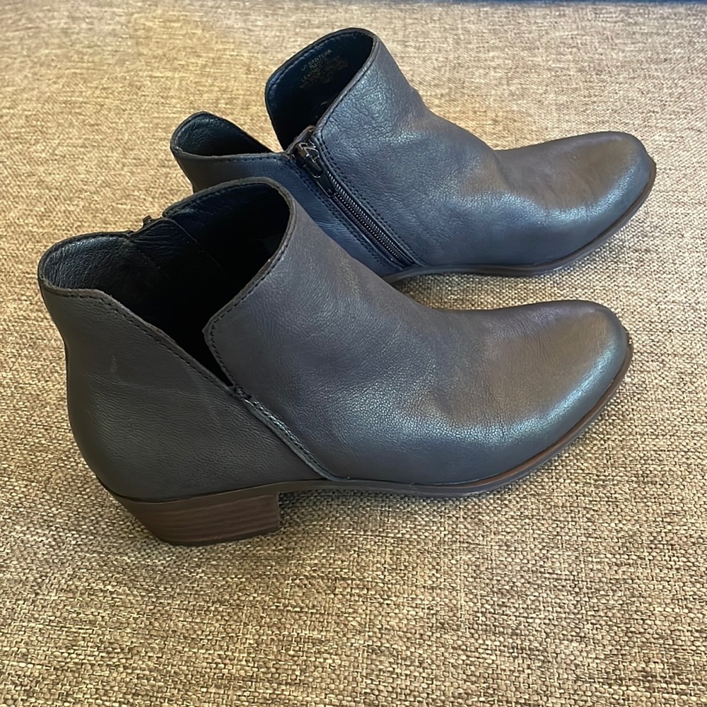 Lucky brand leather booties
